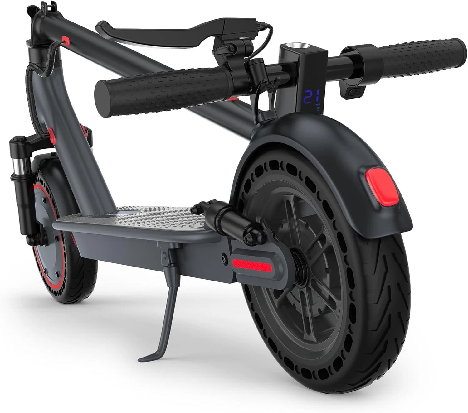 Folding Electric Scooter with Dual Suspension Braking System 10" Wheels 500 Watts